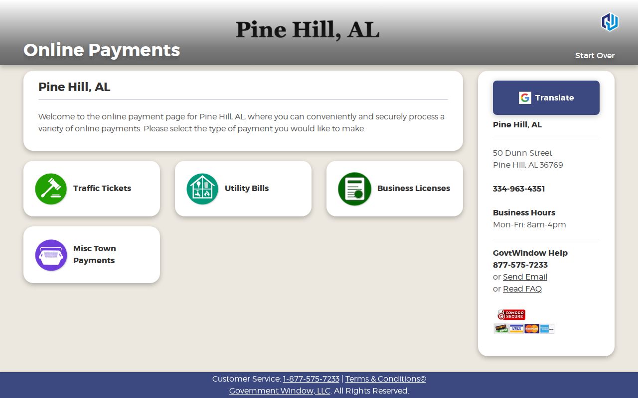 Pine Hill court docket town traffic ticket portal