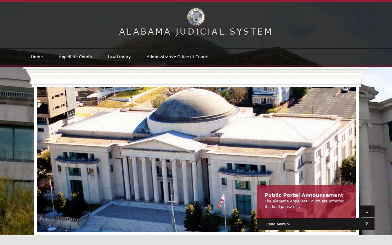 Wilcox County court docket in the Alabama Unified Judicial System