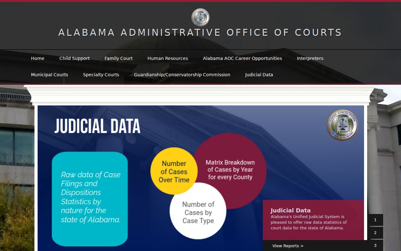 Wilcox County court docket access through Alabama court services